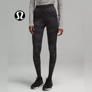 Lululemon Athletica Black Camo High-Rise Women's Jeggings